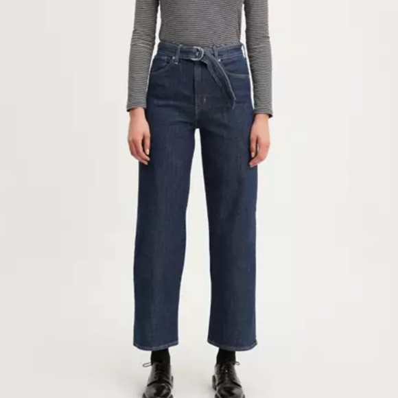 Levi's Denim - Levi's MILE HIGH Wide Leg Belted Women's Jeans - Size 28/US 6